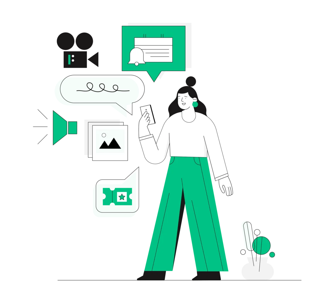 Illustration de documents dématérialisés